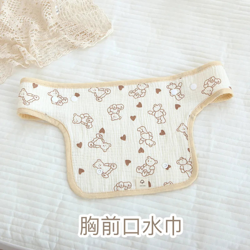 Baby Waist Stool Drool Bib Newborn Infants Teething Soft Cotton Pad Saliva Towel Multi-Function Baby Strap Dinner Dropshipping
