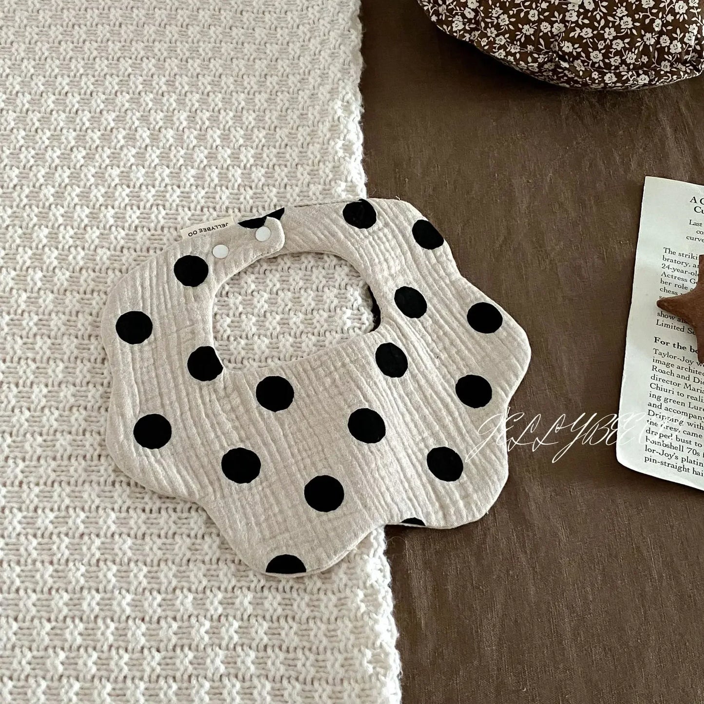 Boys and Girls Pure Cotton Candy Muslim Comfortable Saliva bib Baby Solid Lace Saliva Towel Saliva Towel Baby Supplies