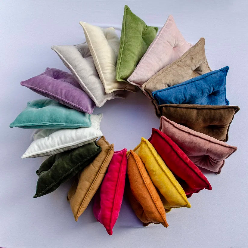 Newborn Photography Props Posing Velvet Poses Cushion Mini baby Pillow Mat Photography Accessories