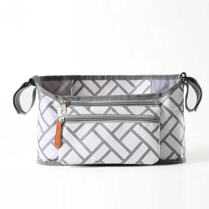 Baby Stroller Storage Bag Mummy Large Capacity Travel Hanging Bag Phone Bottle Holder Pram Diaper Bags Baby Stroller Accessories