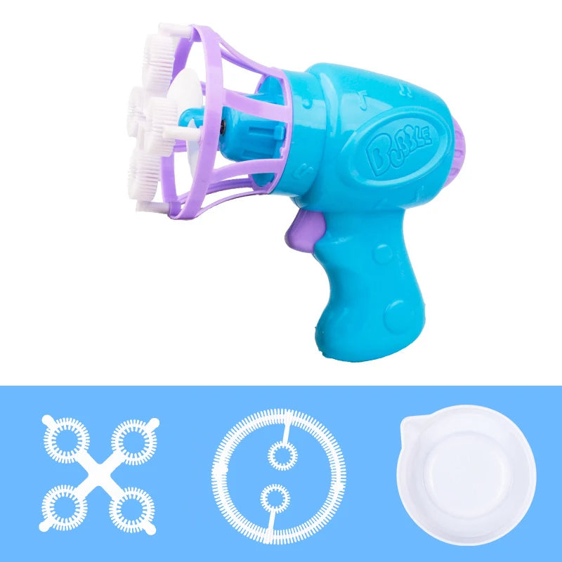 Bubble gun Creative Bubble In Bubble Toys Soap bubbles Machine Blower Maker Summer Outdoor party Games toys for kids boys girls