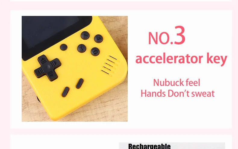2.4 Inch LCD Screen Retro Video Game Console Built-in 400 In Handheld Portable Game Console Christmas Gift Christmas
