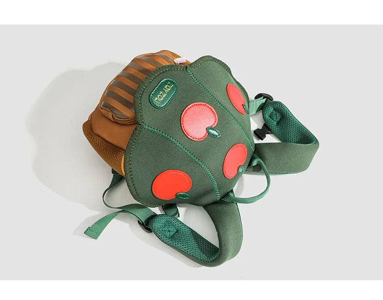 Kid Backpack Cute Mushroom Apple Kindergarten Cartoon Pink Mini Travel Bag Schoolbag Preschool Gift for Toddler Girl Boy 3-6