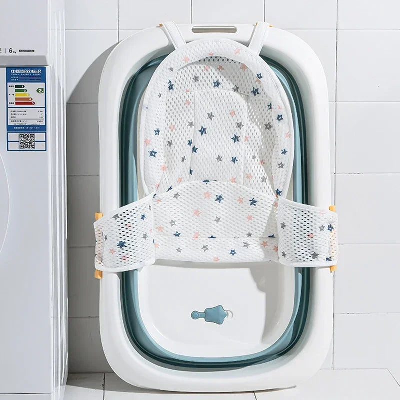Baby Bathtub Bath Seat Support Mat bath And Shower Air Cushion Bed Non-Slip Bathtub Mat Newborn Bebe Safety Security Bath Seat