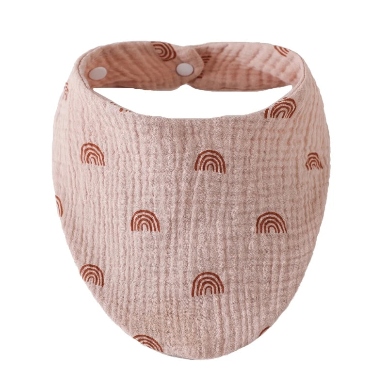 Baby Infant Cotton Bib Solid Color Scarf Feeding Saliva Towel Bandana Burp Cloth Boy Girl Babies Accessories Newborn