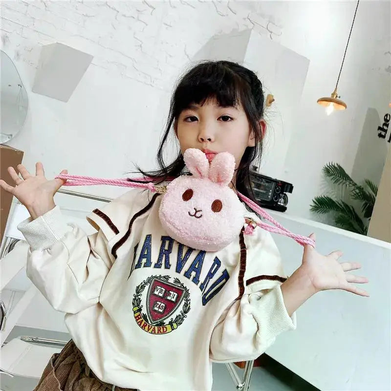 New Cute Little Rabbit Baby Girls Handbags Fashion School Bags for Girls Kids Small Shoulder Lunch Bags Child Girl Backpacks