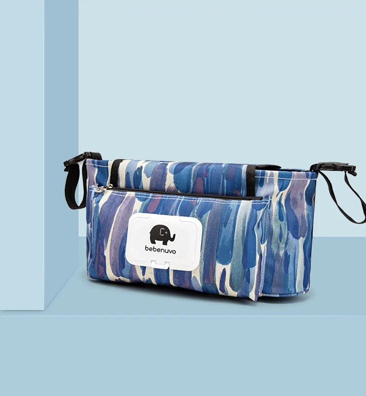 Baby Stroller Organizer Bag Waterproof Nappy Diaper Bag Travel Carriage Pram Cart Basket Hook Stroller Accessories Mummy Bag