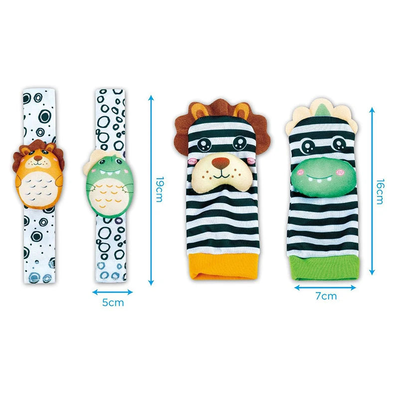 Baby Development Toys 0 6 12 Months Sensory Baby Teether Rattle Hand Grip Toys Soft Teething Educational Toys Games For Babies