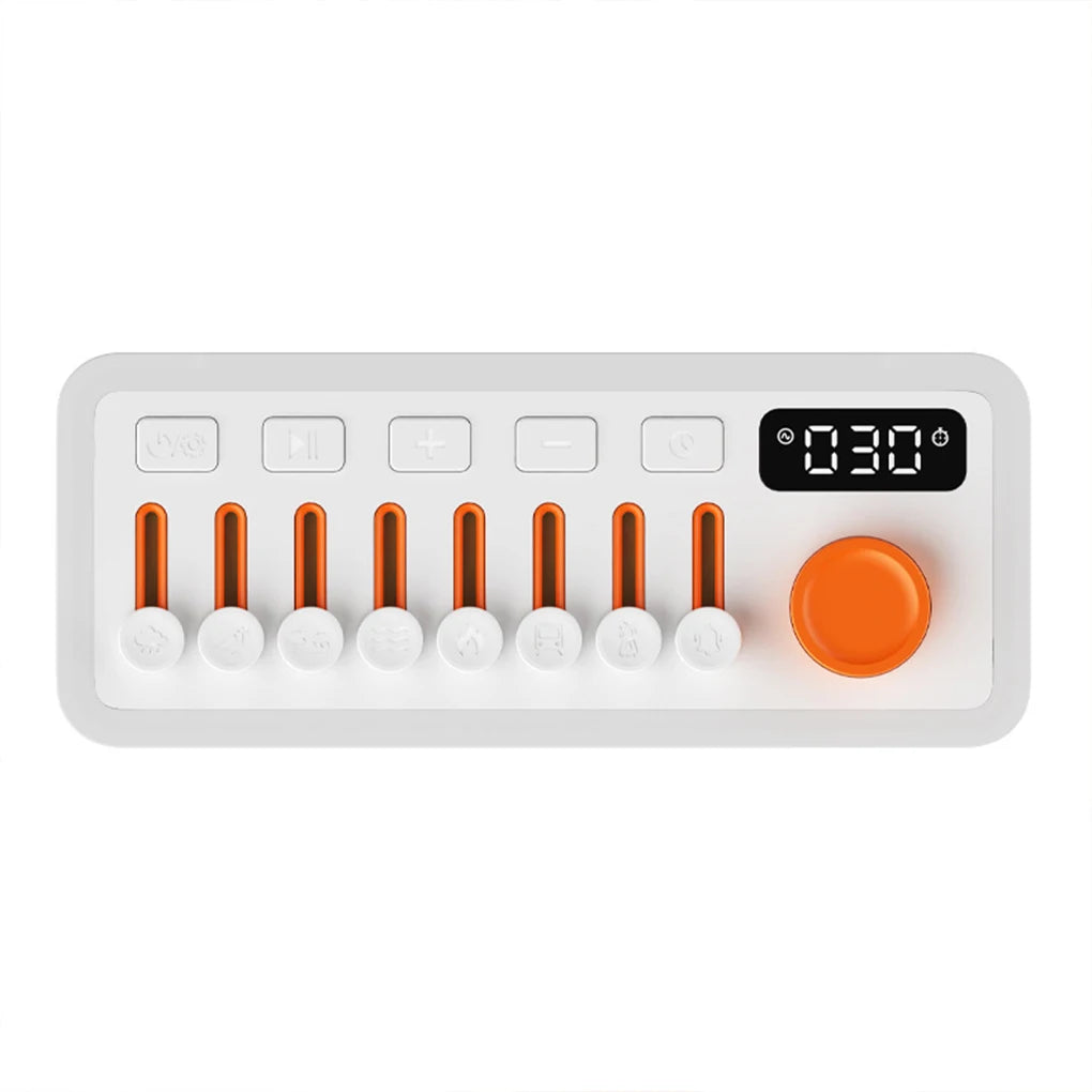 Smart Sleep Aid Speaker RGB 12 Colors Night Light With 8 Nature Sounds White Noise Sleep Machine Bluetooth-compatible Speaker