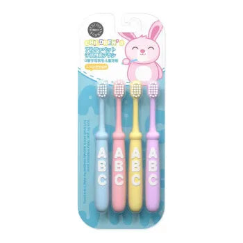 4/10 pcs Children's soft bristled toothbrush, cleaning and protecting gums, suitable for babies aged 6-12 years old