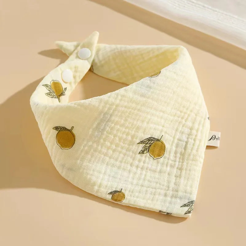 New Baby Cotton Soft Soothe Appease Square Towels Infant Color Matching Bandana Handkerchief Muslin Burp Cloths Feeding Bibs