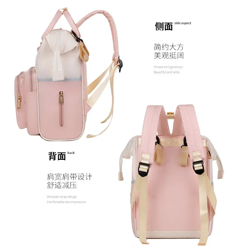 Multifunctional Large-capacity Mommy Bags for Outings Travel Backpack Waterproof Portable Mother and Baby Bag Women's Backpack