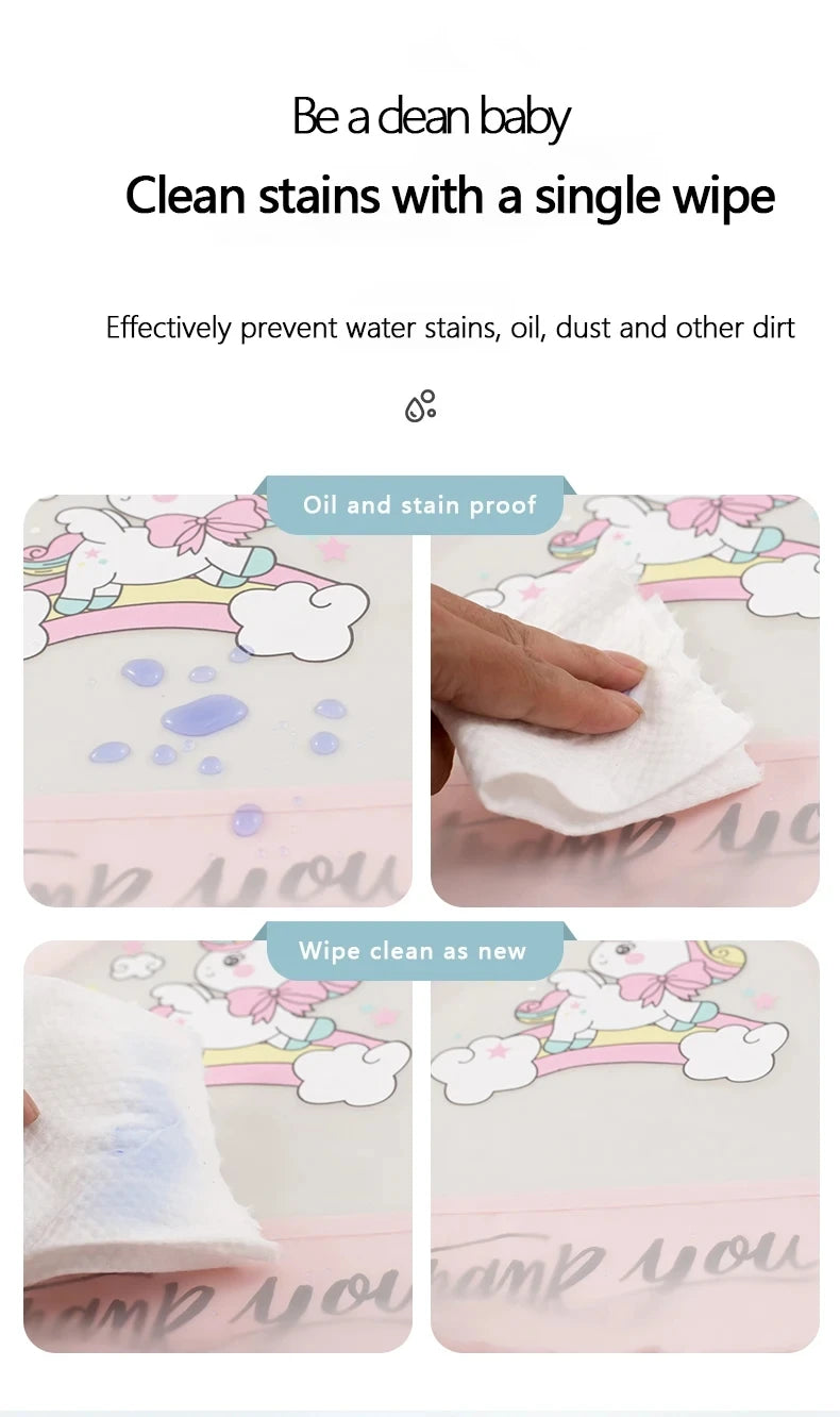 Baby Food Overalls Waterproof Children's Bibs Boys And Girls Drool Towel Four Seasons Long Sleeve No-Wash Apron