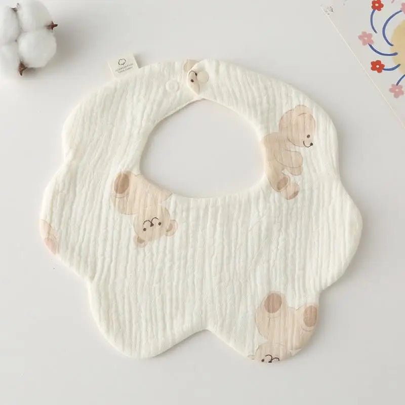 Newborn Bibs Burp Cloths For Baby Girls Boys Infants Cotton Saliva Towel Toddler Feeding Drool Bib Thickened Burp Cloths New
