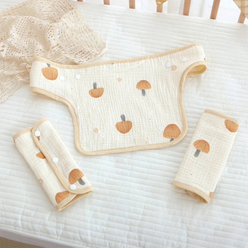 Baby Waist Stool Drool Bib Newborn Infants Teething Soft Cotton Pad Saliva Towel Multi-Function Baby Strap Dinner Dropshipping