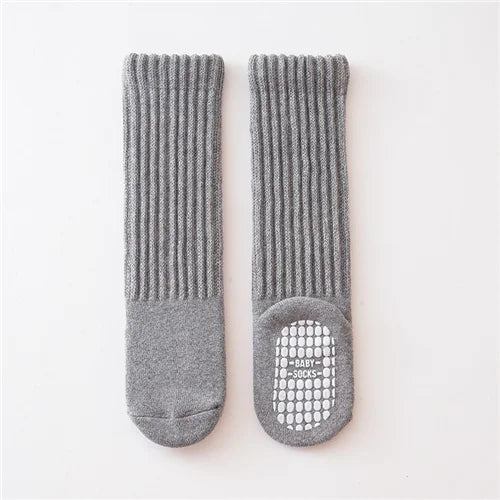 Lawadka Newborn Baby Girl Boy Socks Winter Thick Warm Baby Knee High Long Socks for Girls Boys Soft Toddler Sock Anti slip 0-4Y