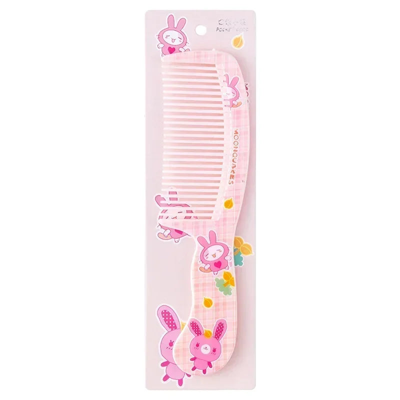 Baby Portable Untangling Hair Brush Health Care Tools Combs Kids Cute Rabbit Bear Children Hairbrush Comb for Girls Accessories
