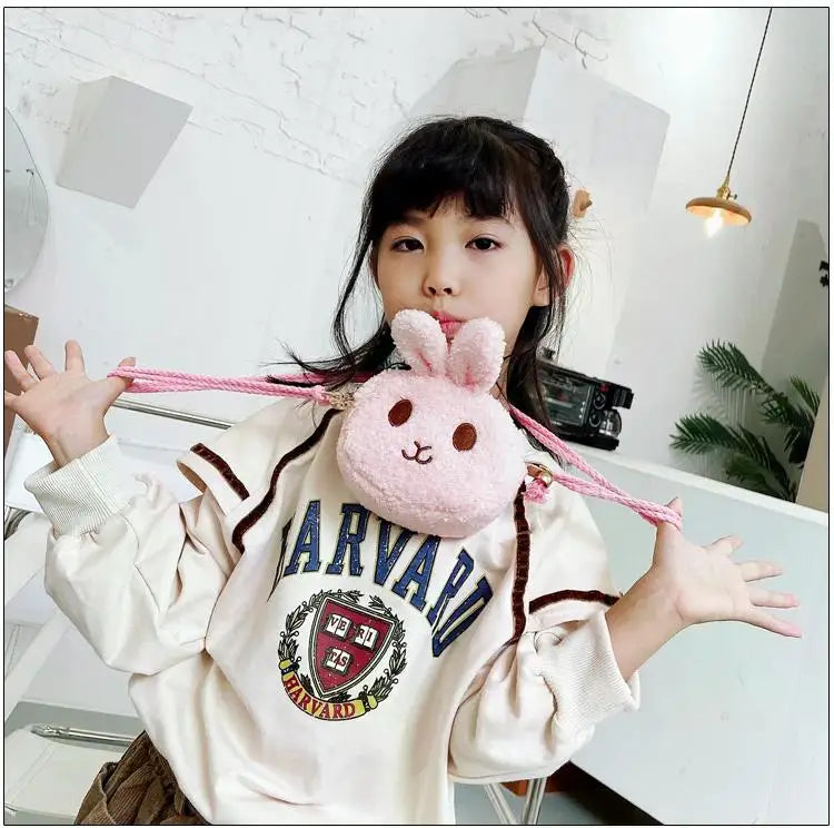 New Cute Little Rabbit Baby Girls Handbags Fashion School Bags for Girls Kids Small Shoulder Lunch Bags Child Girl Backpacks