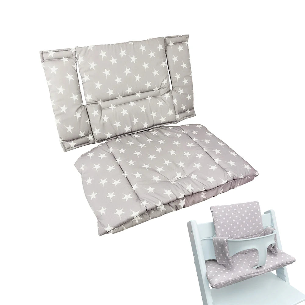 Baby Cushion For Stokke Tripp Trapp Highchair Dinner Chair Child Bench Seat Backrest Cloth Cover Replacement Accesssories