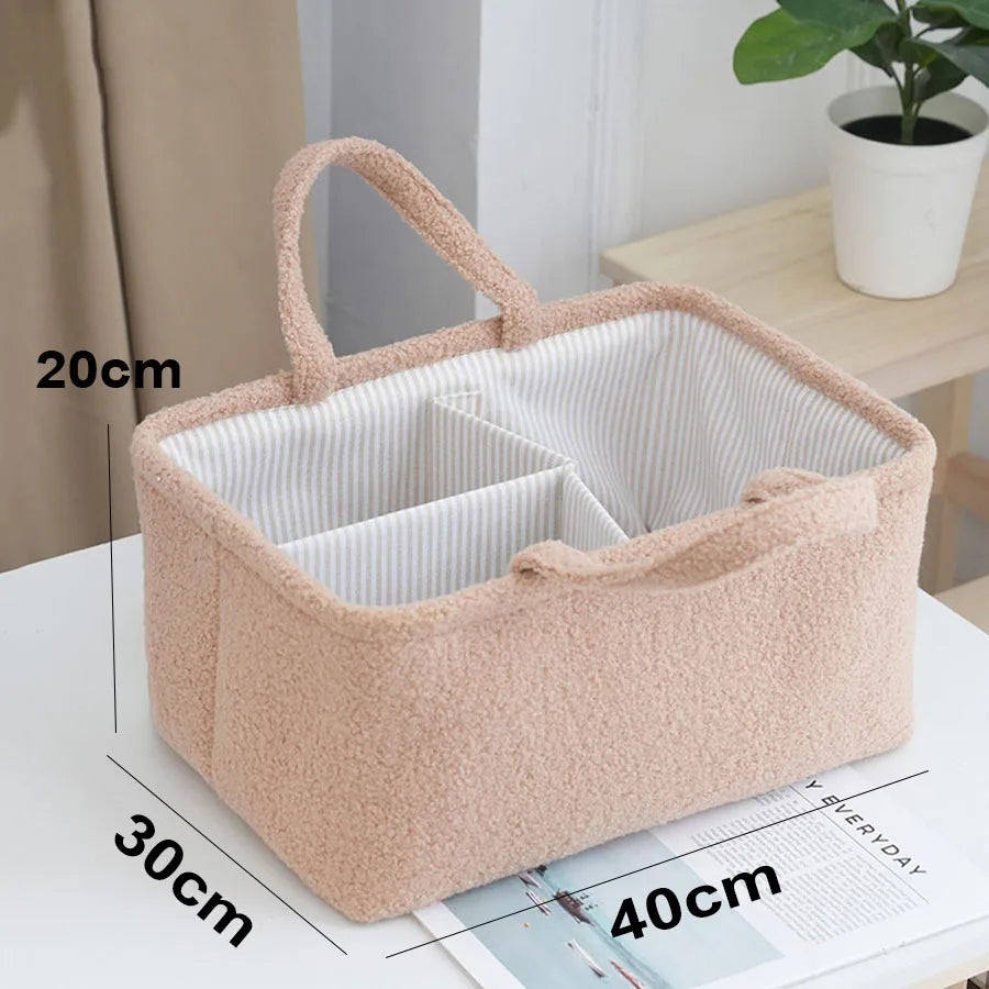 Travel Portable Mommy Bag Diaper Bag Feeding Bottle Storage Handbag Multifunctional Baby Products Organizer Basket