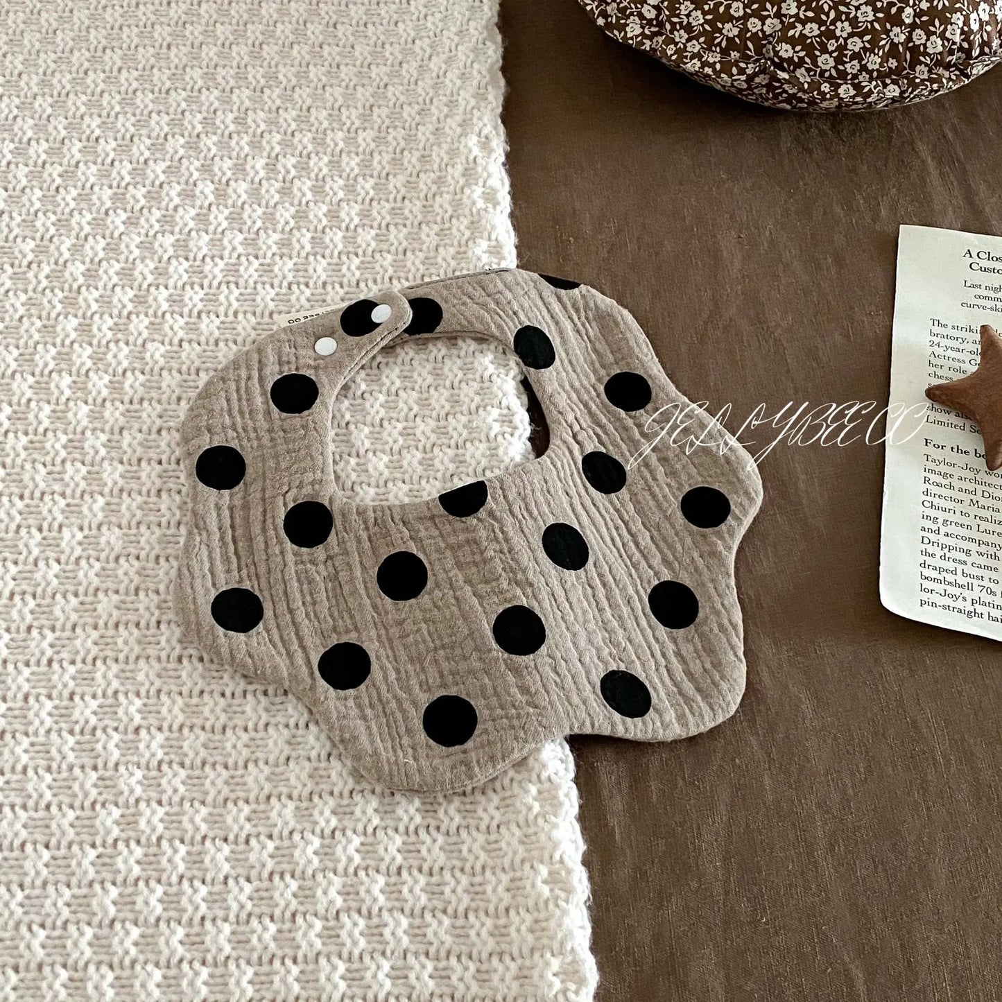Boys and Girls Pure Cotton Candy Muslim Comfortable Saliva bib Baby Solid Lace Saliva Towel Saliva Towel Baby Supplies