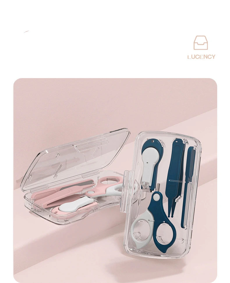 Baby Care Nail Clippers Fold Up Nail Clippers Nail Trimmer Infant Nail Trimming Kit Newborn Grooming Safety Nail Cutter