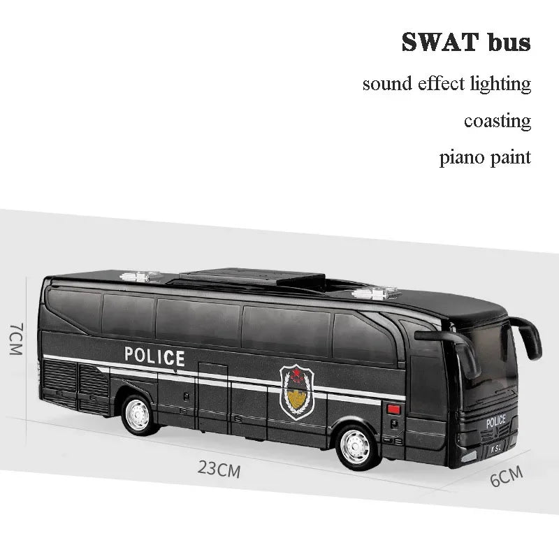 School Bus Toys Cars Plastics Little Cars City Bus With Sound And Light Up Friction Powered Cars Play Toys Gift For Kids