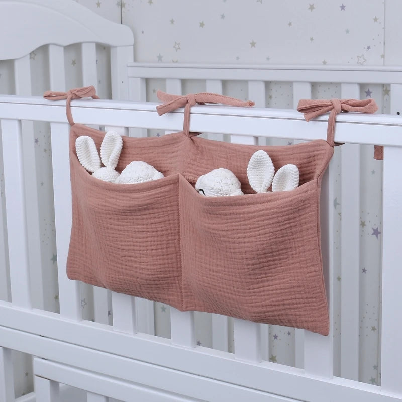Baby Diaper Bag Multifunctional Crib Storage Bag Toddler Bed Headboard Organizer For Kids Baby Bedding Accessories Newborn