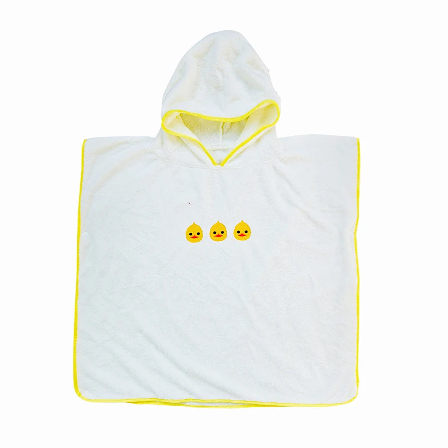 Baby Bath Towel Hooded Soft Coral Velvet Child Bathrobe Cute Cartoon Animal Warm Toddler Sleeping Swaddle Wrap Towel Blanket