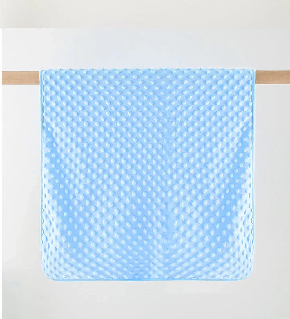 Baby Blanket & Swaddling Newborn Thermal Soft Fleece Blanket Winter Solid Bedding Set Cotton Quilt Infant Bedding Swaddle Wrap
