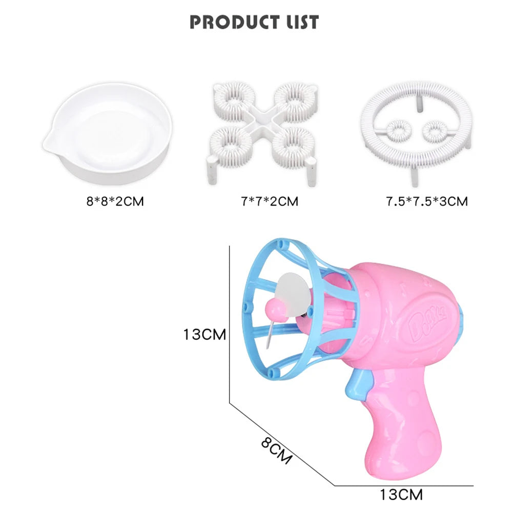 Bubble gun Creative Bubble In Bubble Toys Soap bubbles Machine Blower Maker Summer Outdoor party Games toys for kids boys girls