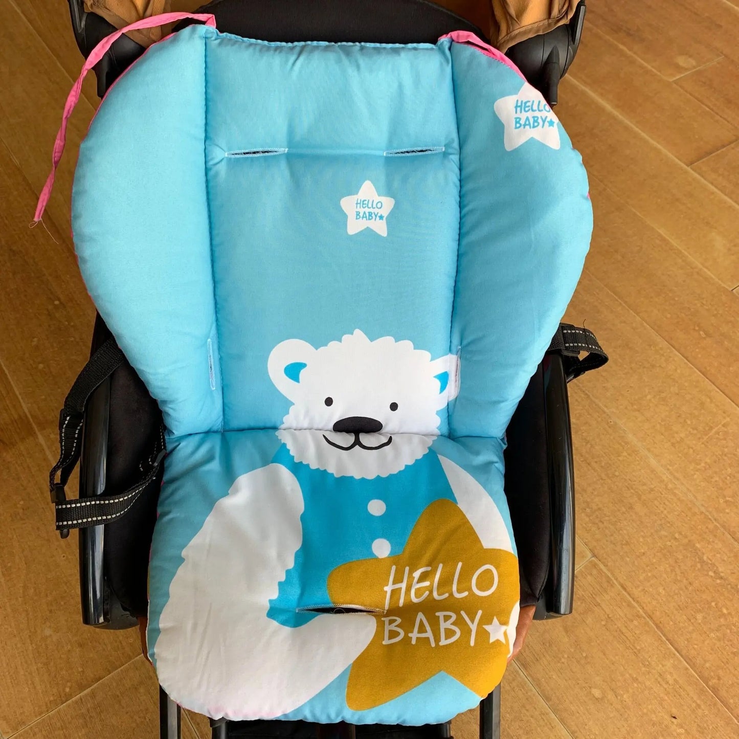Baby Kids Highchair Cushion Pad Mat Booster Seats Cushion Pad Mat Feeding Chair Cushion Pad Stroller Cushion Mat Cotton Fabric