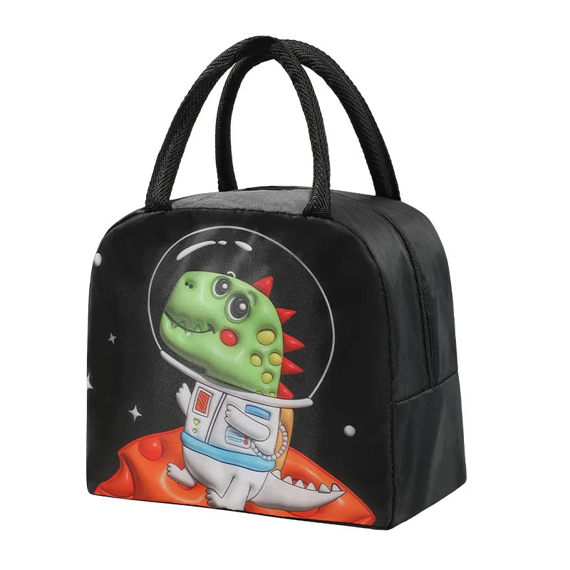 Kids Lunch Bag for School Portable Thermal Bag Children Cartoon Insulated Lunch Bag Cooler Bento Pouch Dinner Container Handbags