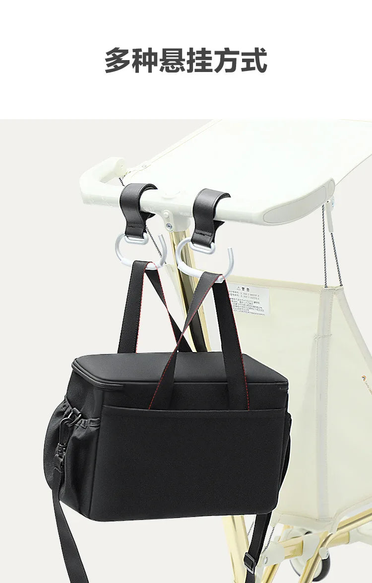 Universal bag holder pram multifunctional mommy diaper bag trolley organizer storage stroller accessories travel buggy bags