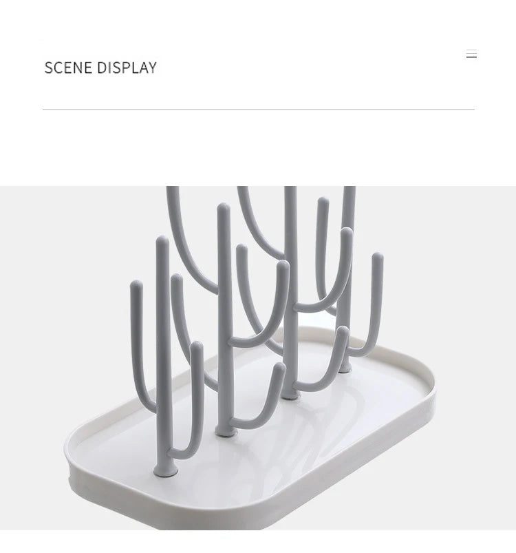 Baby Feeding Bottle Drain Rack Nipple Feeding Cup Holder Storage Drying Rack Bottle Cleaning And Drying Machine