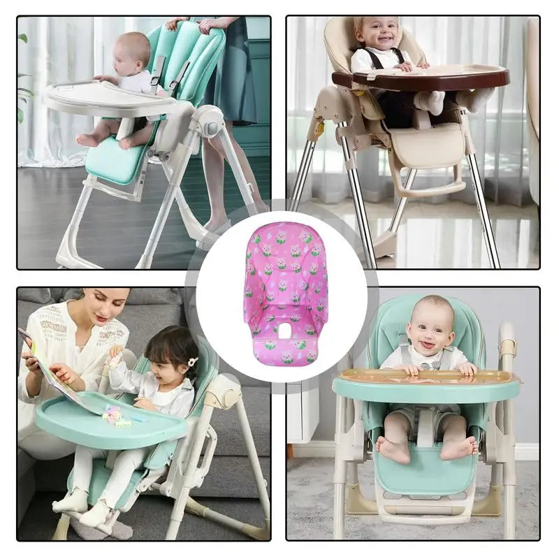 Soft Padding High Chair Covers Oxford Cloth High Chair Cushion Replacement Protection Pad For Siesta Zero3 For Baoneo Etc.