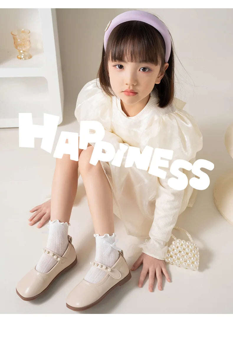 3 Pairs/lot Kids Socks Bowknot Princess Spring Summer Cotton Girls Socks Cute Children Baby Little Girl Clothing Accessories