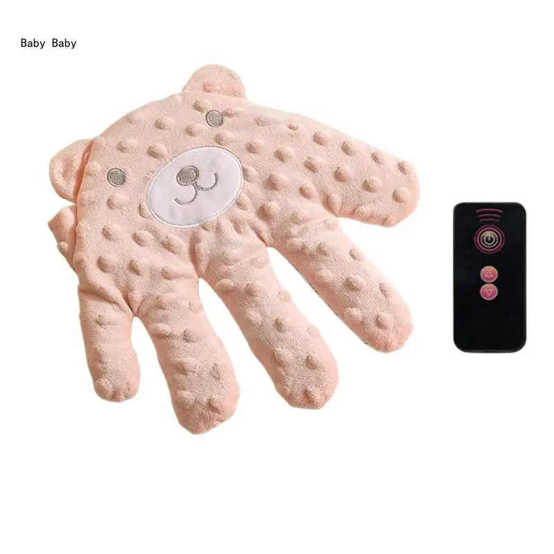 Cartoon Baby Sleep Aid Soothing Pillow Comforting Hand Detachable with Remote for Comfortable Newborns Sleeping
