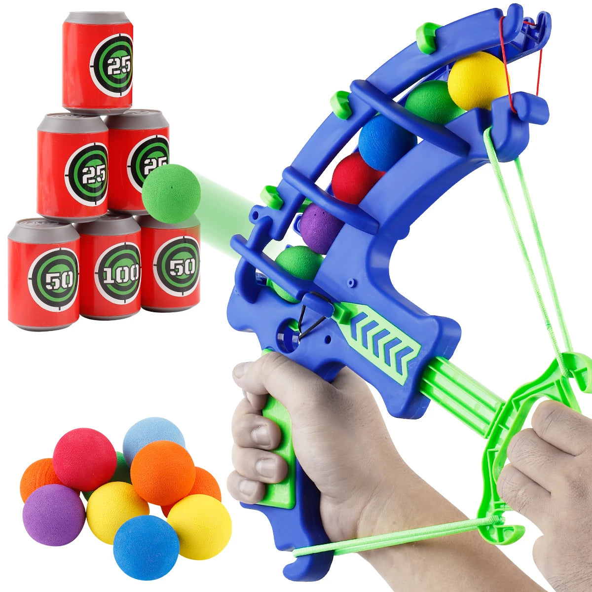 Montessori Throw Sport Slingshot Target Sticky Ball Dartboard Basketball Board Games Educational Children's Outdoor Game Toy