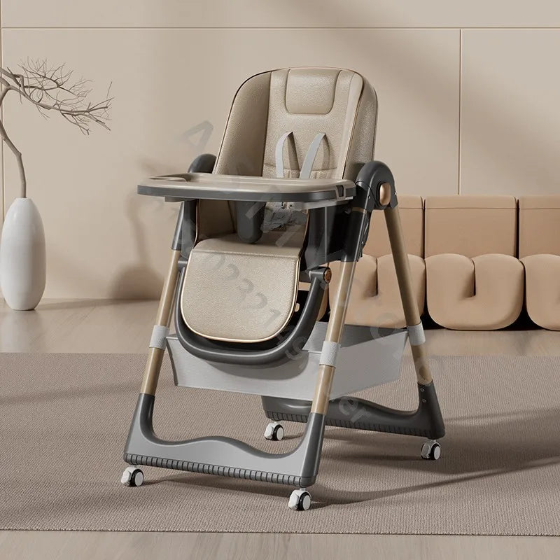 Raised baby dining chair, children's multifunctional foldable dining chair, convenient baby eating dining chair, baby recliner
