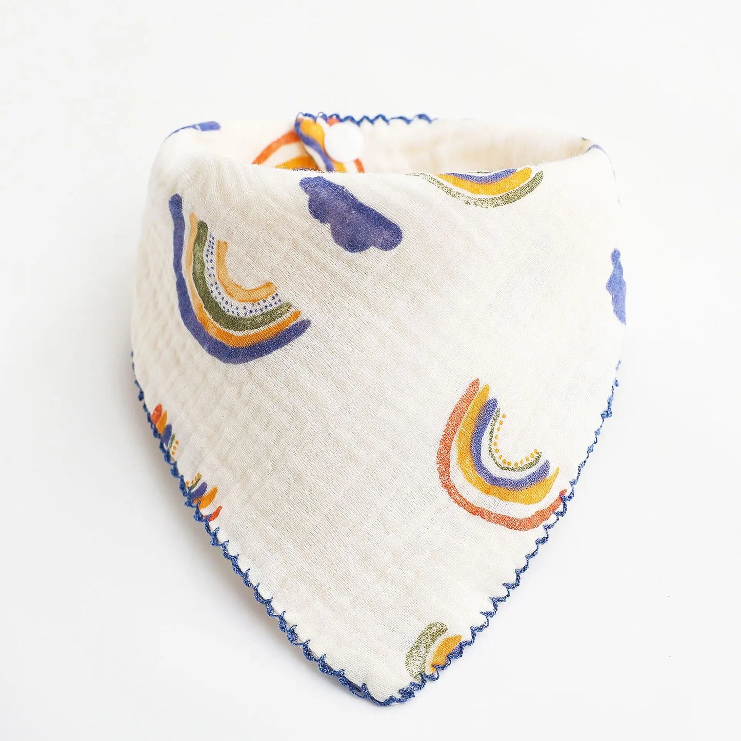 Baby Cotton Bibs Triangle Soft Lace Burp Cloth Saliva Towel Apron Bandana Scarf for Boys Girls Feeding Drool Bib Korean Style