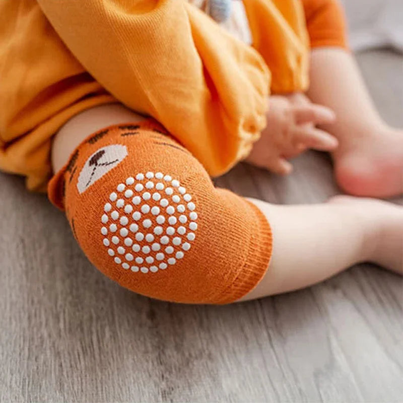 0-3 Years Cotton Baby Knee Pad Girls Boys Anti-slip Knee Pads Newborn Protector Crawling Elbow Cushion Kid Leging Kneecaps