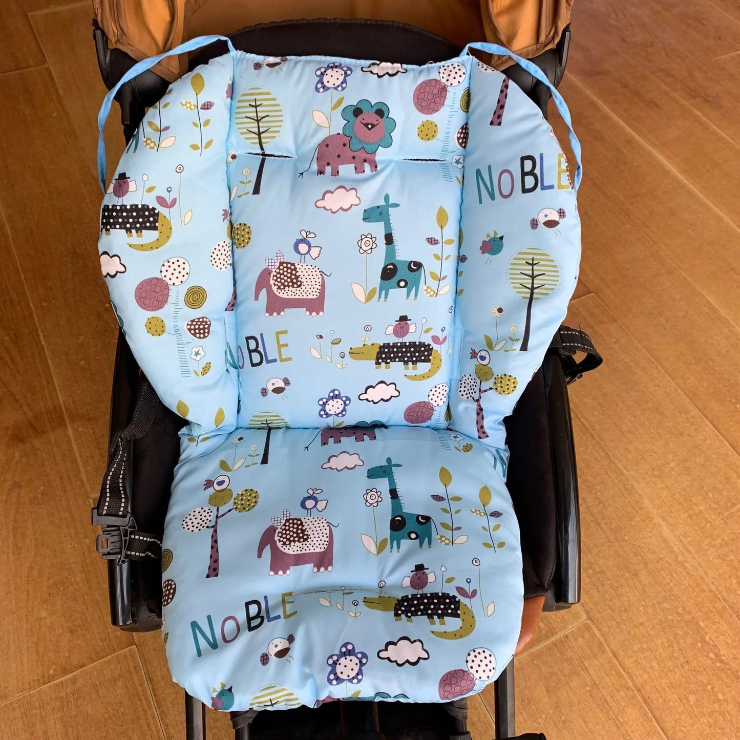 Baby Kids Highchair Cushion Pad Mat Booster Seats Cushion Pad Mat Feeding Chair Cushion Pad Stroller Cushion Mat Cotton Fabric