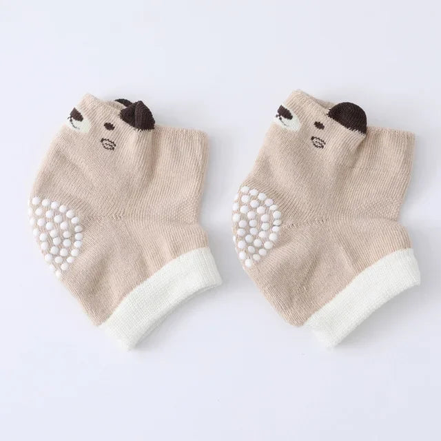 0-3 Years Cotton Baby Knee Pad Girls Boys Anti-slip Knee Pads Newborn Protector Crawling Elbow Cushion Kid Leging Kneecaps