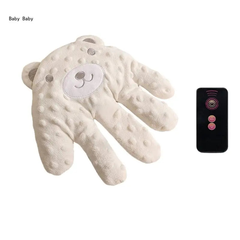 Cartoon Baby Sleep Aid Soothing Pillow Comforting Hand Detachable with Remote for Comfortable Newborns Sleeping