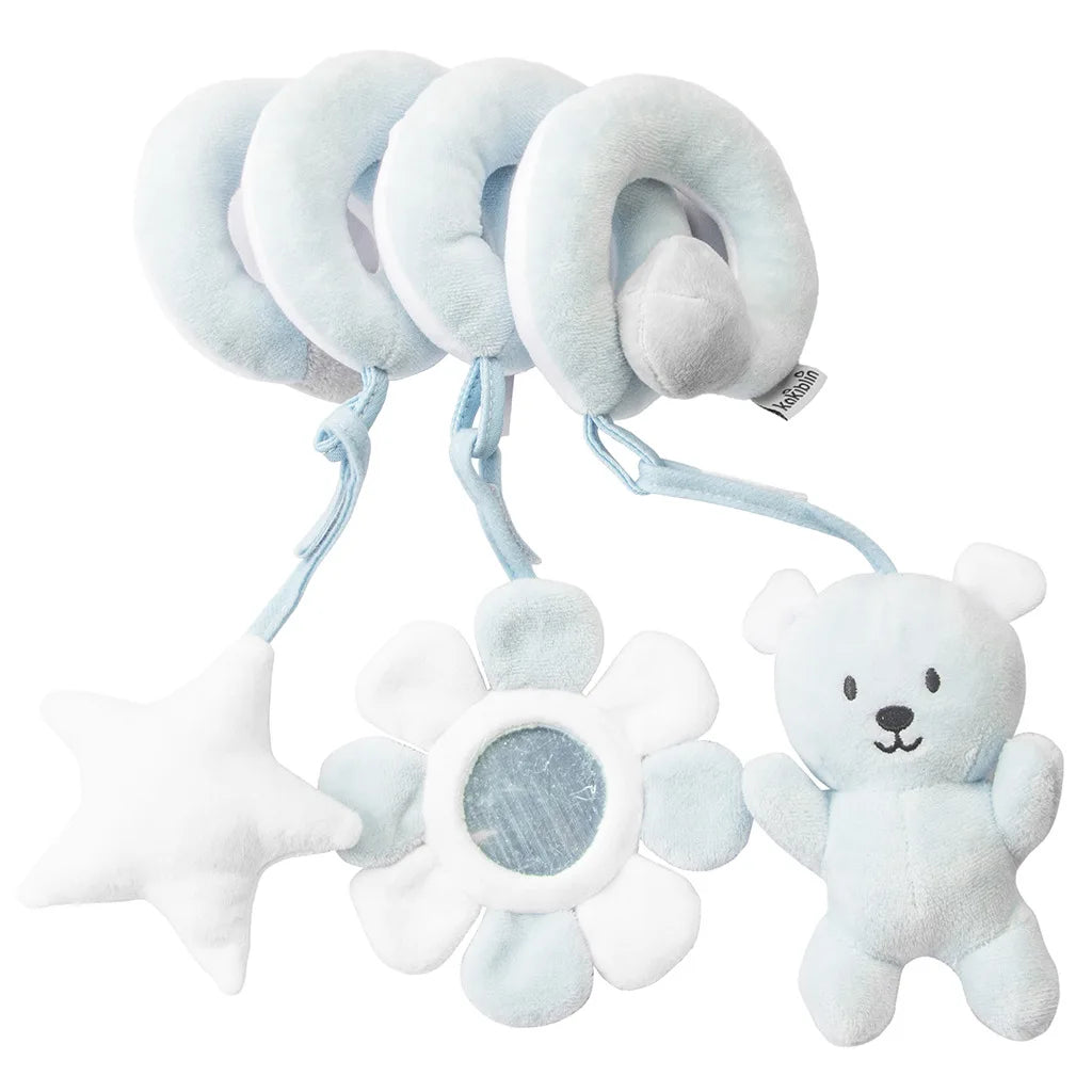 Car Seat Toys Infant Color Elephant Stroller Stretch Spiral Activity Baby Hanging Toys for Crib Mobile Newborn Sensory Toy Gifts