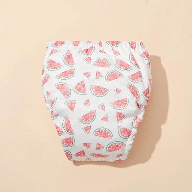 6 Layer Waterproof Reusable Cotton Baby Training Pants Infant Shorts Underwear Cloth Baby Diaper Nappies Panties Nappy Changing