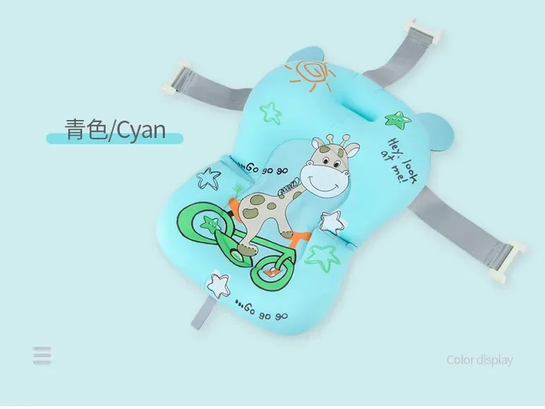 Baby Bathtub Bath Seat Support Mat bath And Shower Air Cushion Bed Non-Slip Bathtub Mat Newborn Bebe Safety Security Bath Seat