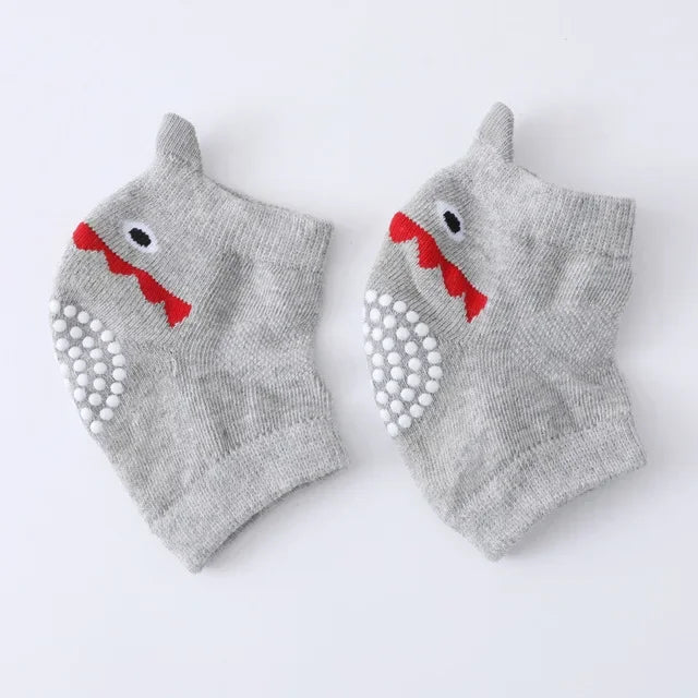 0-3 Years Cotton Baby Knee Pad Girls Boys Anti-slip Knee Pads Newborn Protector Crawling Elbow Cushion Kid Leging Kneecaps