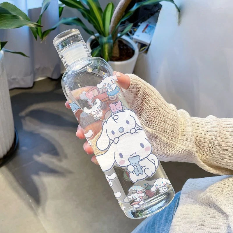 Hello Kitty High Capacity Water Bottle Fashion Sport Bottle Portable Travel Bottles Outdoor Fitness Sport Drinking Bottle Child